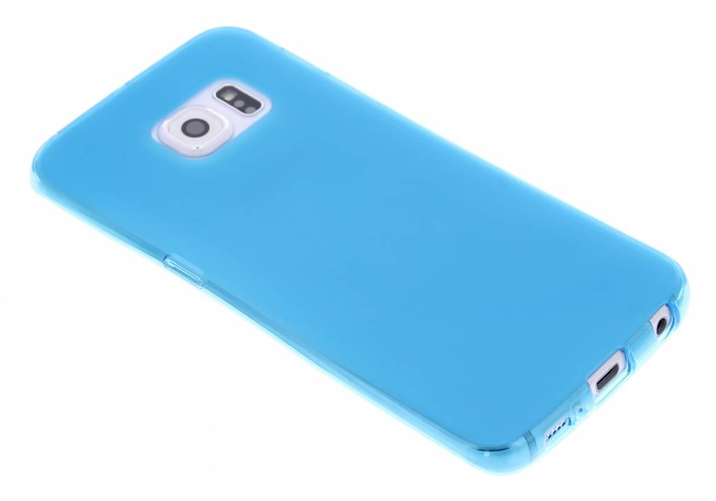 Image of Turquoise hard siliconen hoesje voor de Samsung Galaxy S6 Edge