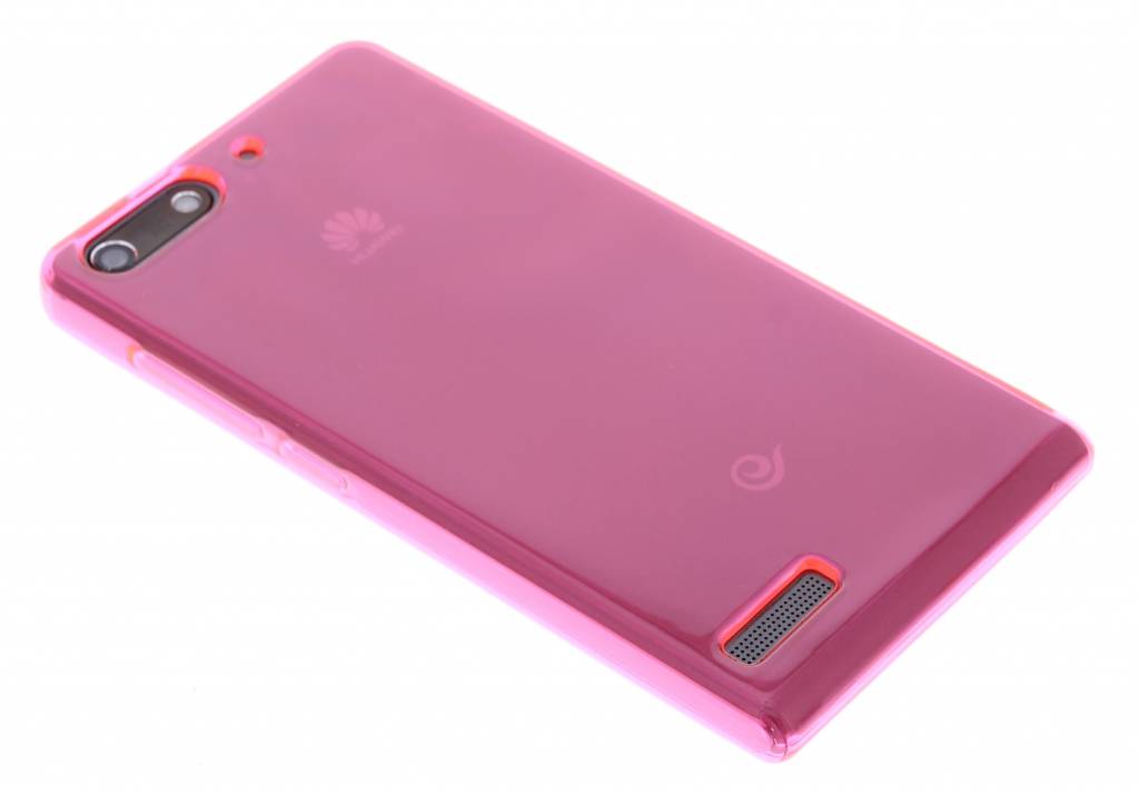 Image of Fuchsia transparante gel case voor de Huawei Ascend G6