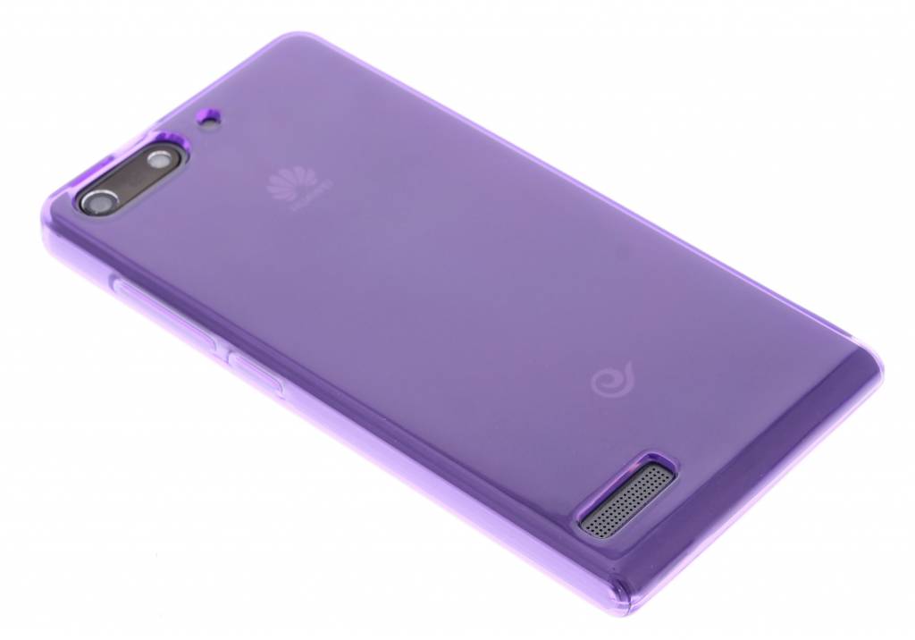 Image of Paarse transparante gel case voor de Huawei Ascend G6