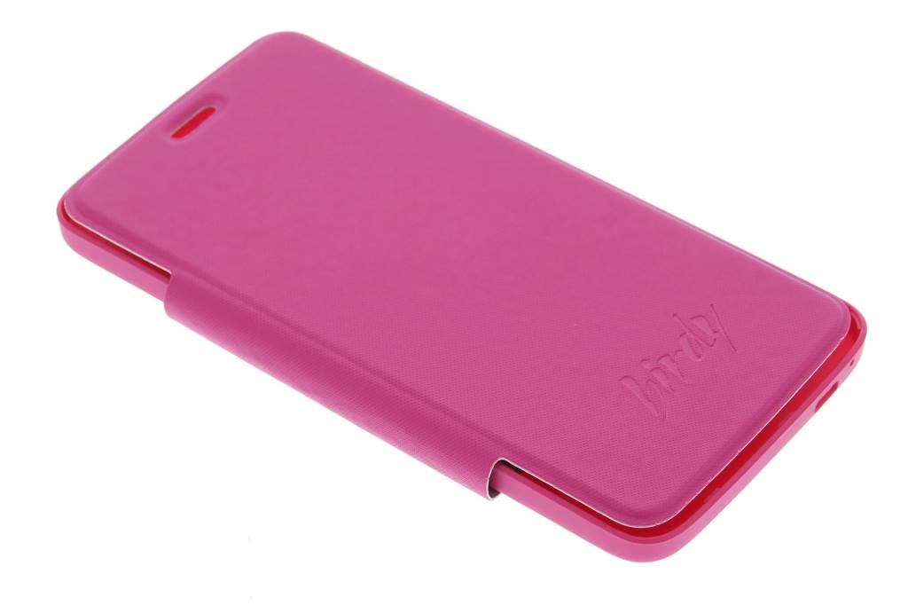 Image of Folio Stand Back Cover voor de Wiko Birdy 4G - Fuchsia