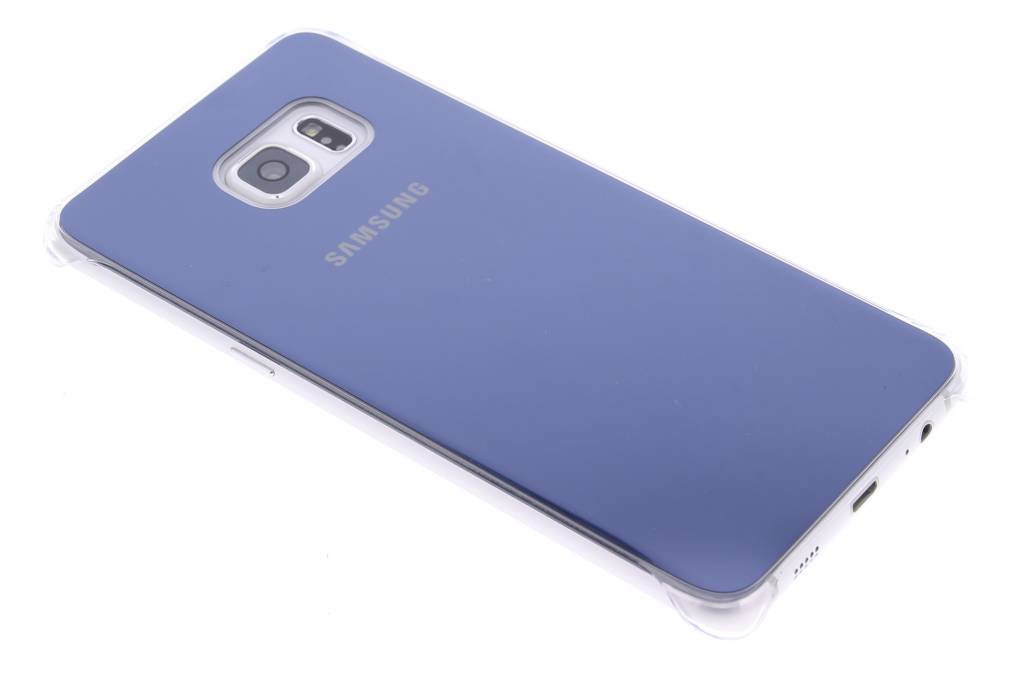 Image of originele Clear Cover voor de Samsung Galaxy S6 Edge Plus - Zwart