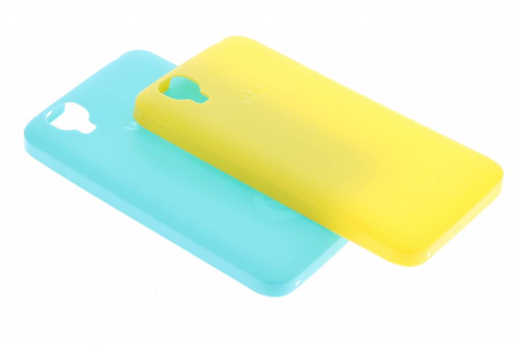 Image of Clip 2Skins voor de Wiko Goa - Yellow neon