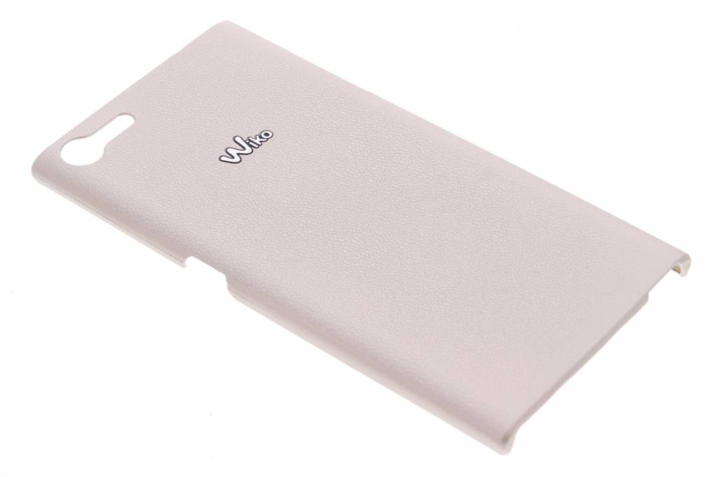 Image of Slim Case Leather Effect voor de Wiko Highway Star 4G - Gold