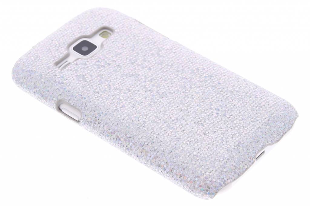 Image of Zilver glamour design hardcase hoesje voor de Samsung Galaxy J1