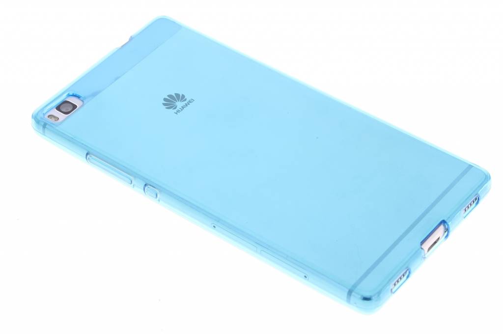 Image of Turquoise transparante gel case voor de Huawei P8