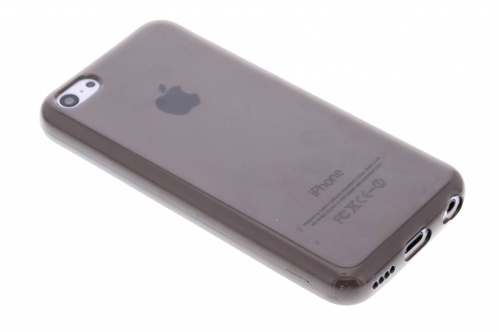 Image of Grijze transparante gel case voor de iPhone 5c