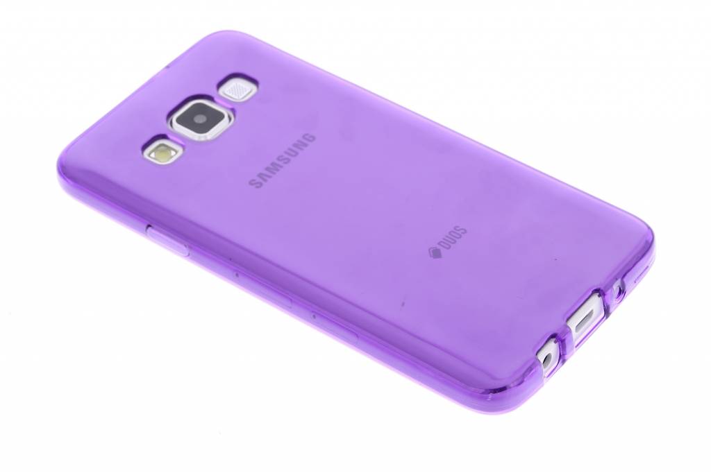 Image of Paarse transparante gel case voor de Samsung Galaxy A3