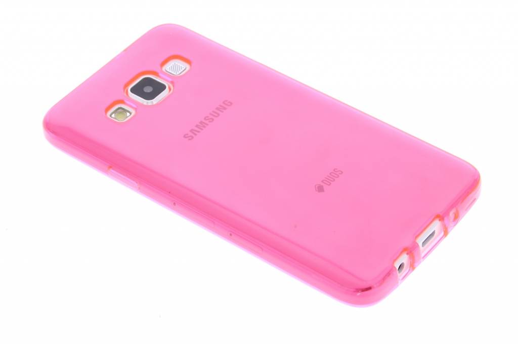 Image of Fuchsia transparante gel case voor de Samsung Galaxy A3