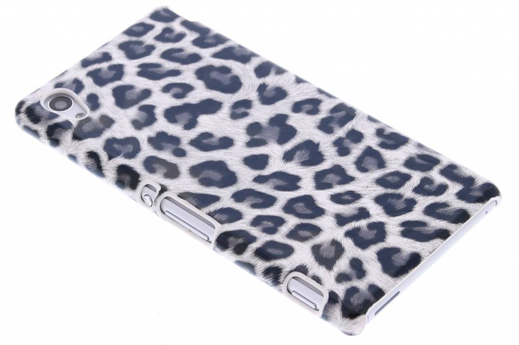 Image of Grijs luipaard design hardcase hoesje voor de Sony Xperia M4 Aqua