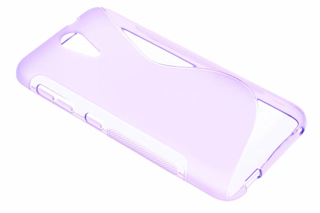 Image of Paars S-line TPU hoesje voor de HTC Desire 620