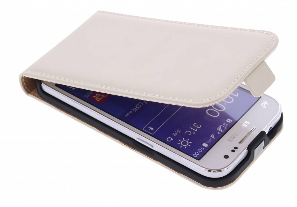 Image of Luxe Flipcase voor de Samsung Galaxy Core Prime - Gebroken wit