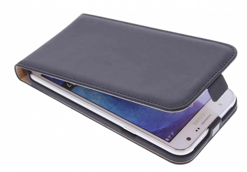 Image of Luxe Flipcase voor de Samsung Galaxy J7 - Zwart