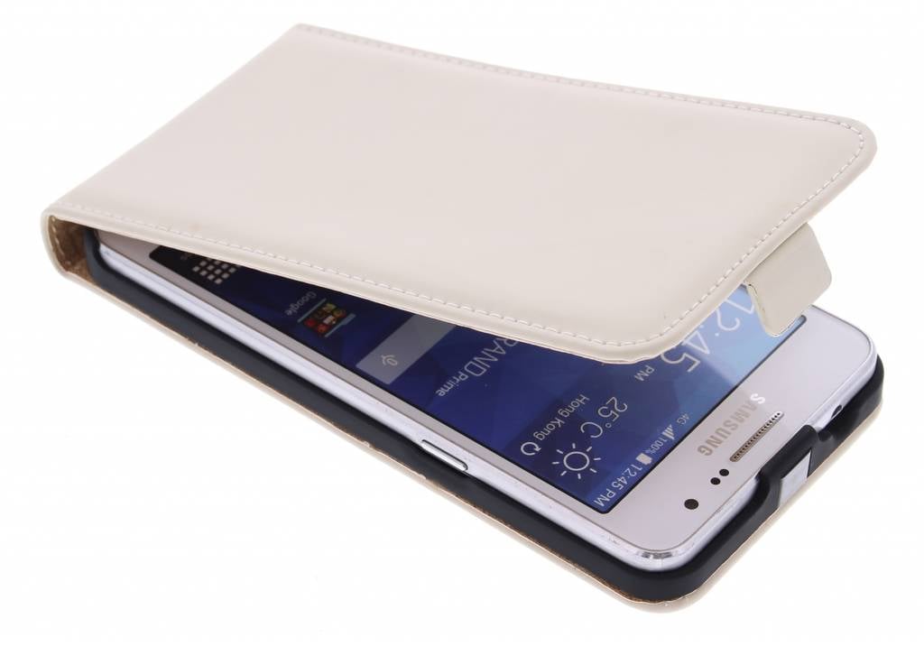 Image of Luxe Flipcase voor de Samsung Galaxy Grand Prime - Gebroken wit
