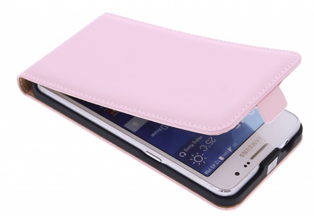 Image of Luxe Flipcase voor de Samsung Galaxy Grand Prime - Poederroze