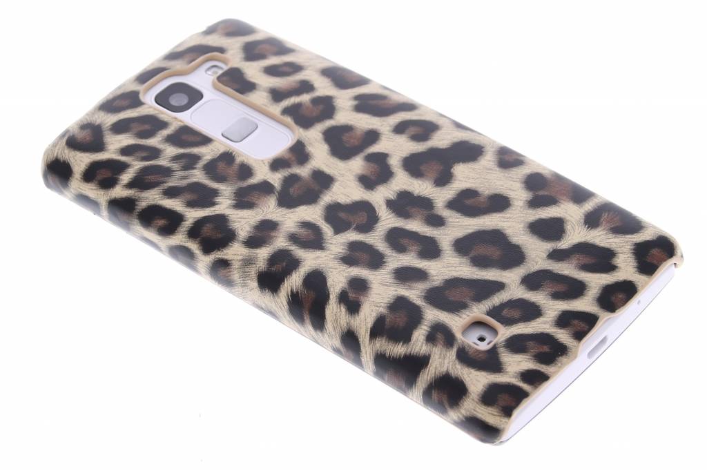 Image of Bruin luipaard design hardcase hoesje voor de LG Spirit