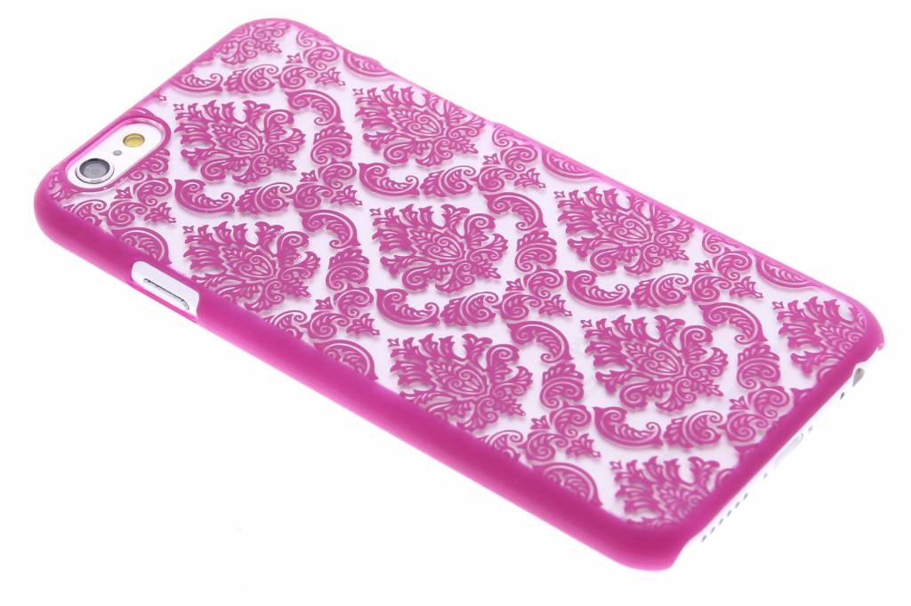 Image of Fuchsia barok mat transparant hardcase hoesje voor de iPhone 6 / 6s