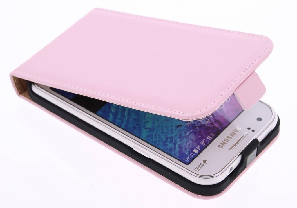 Image of Luxe Flipcase voor de Samsung Galaxy J1 - Poederroze