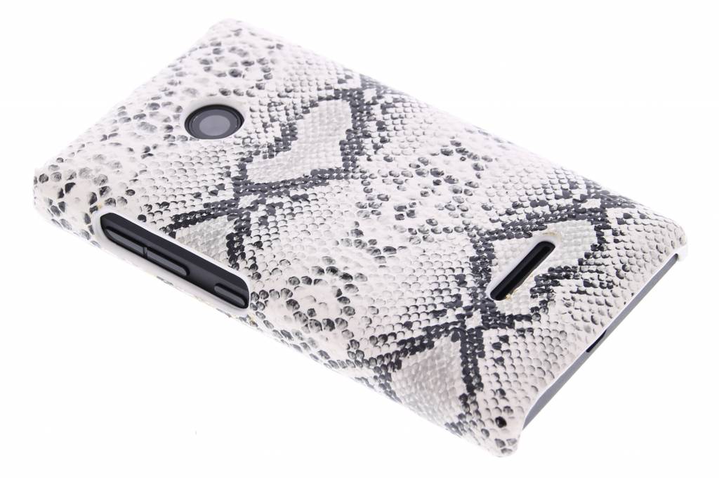 Image of Wit slangen design hardcase hoesje voor de Microsoft Lumia 435