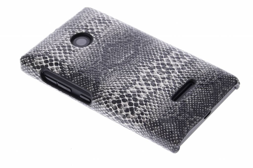 Image of Zwart slangen design hardcase hoesje voor de Microsoft Lumia 435