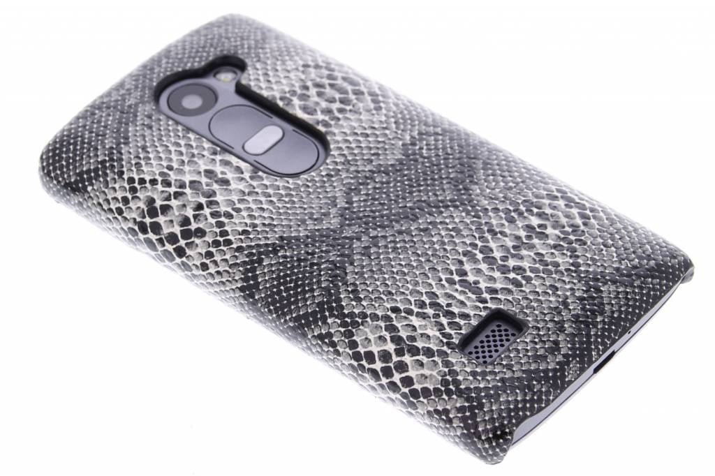 Image of Zwart slangen design hardcase hoesje voor de LG Leon