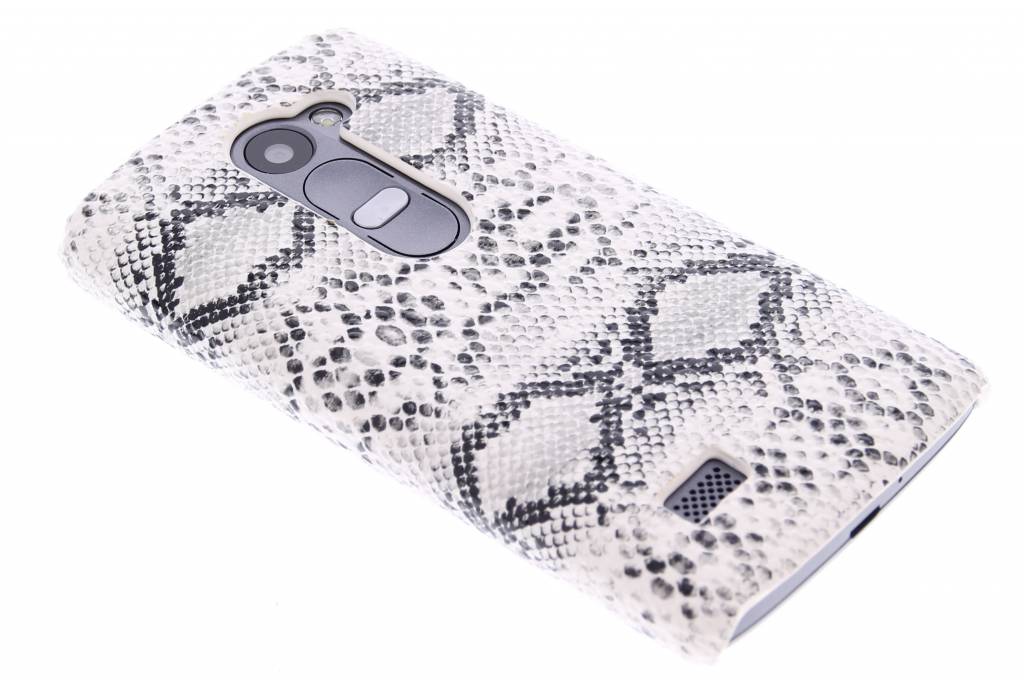 Image of Wit slangen design hardcase hoesje voor de LG Leon