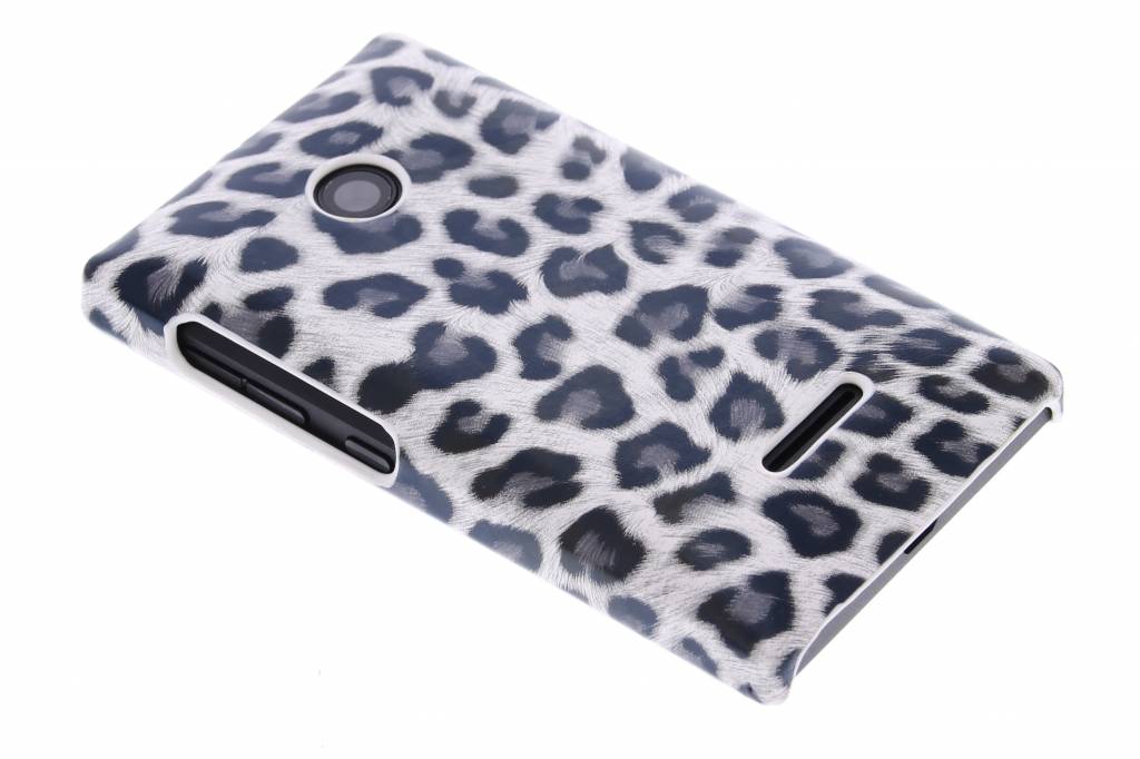 Image of Grijs luipaard design hardcase hoesje voor de Microsoft Lumia 435