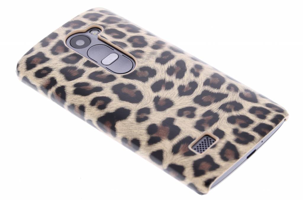 Image of Bruin luipaard design hardcase hoesje voor de LG Leon