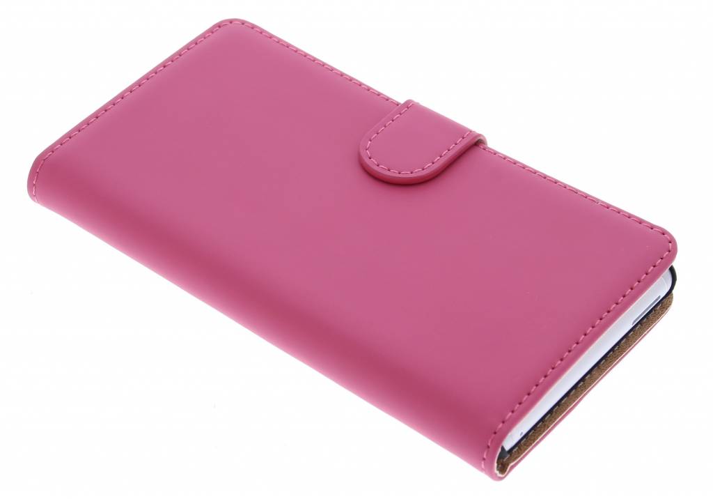 Image of Luxe Book Case voor de Sony Xperia M4 Aqua - Fuchsia