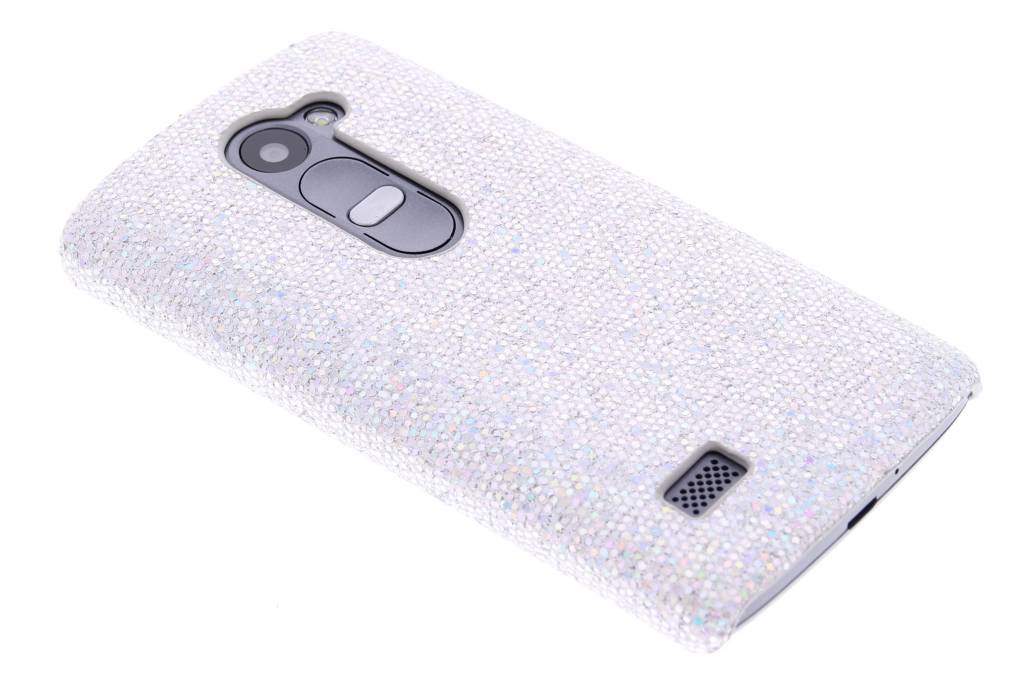 Image of Zilver glamour design hardcase hoesje voor de LG Leon