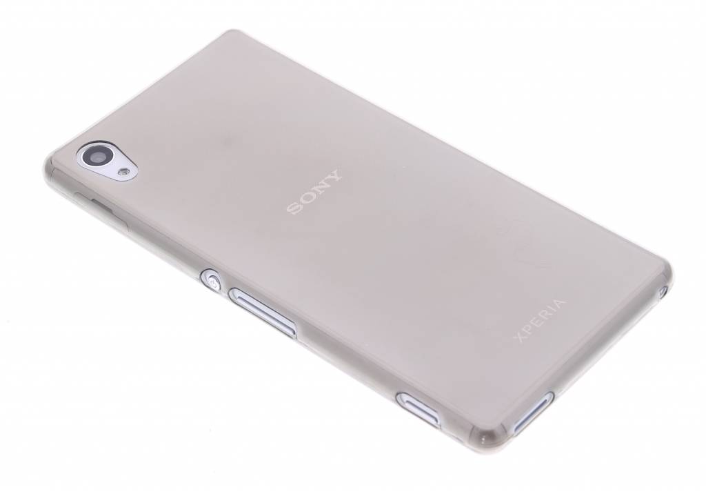 Image of Grijs ultra thin transparant TPU hoesje voor de Sony Xperia M4 Aqua