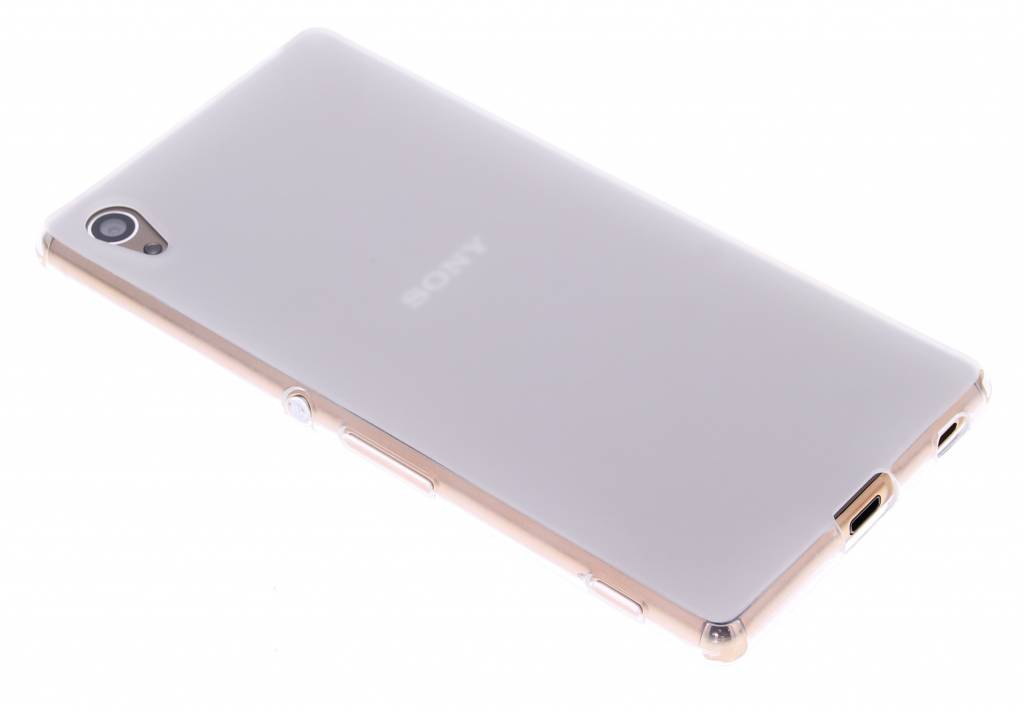 Image of Transparant hard siliconen hoesje voor de Sony Xperia Z3 Plus