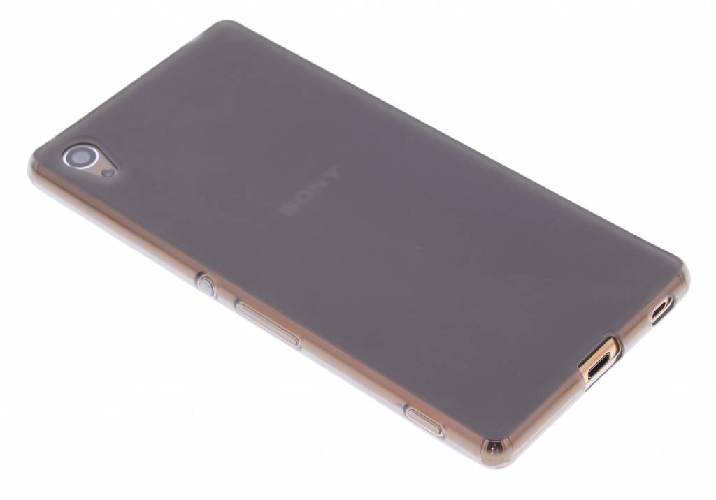 Image of Grijs hard siliconen hoesje voor de Sony Xperia Z3 Plus