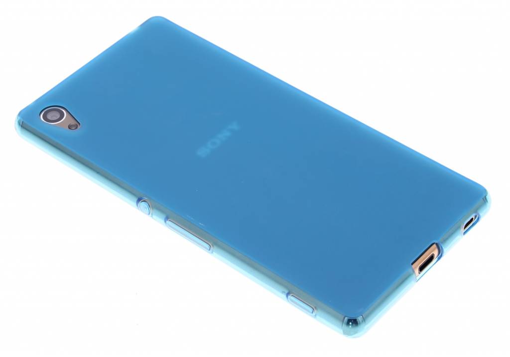 Image of Turquoise hard siliconen hoesje voor de Sony Xperia Z3 Plus