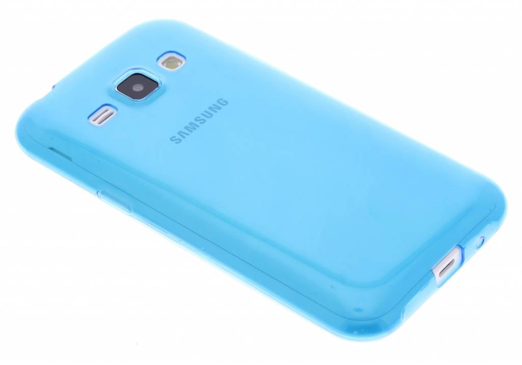 Image of Blauw ultra thin transparant TPU hoesje voor de Samsung Galaxy J1