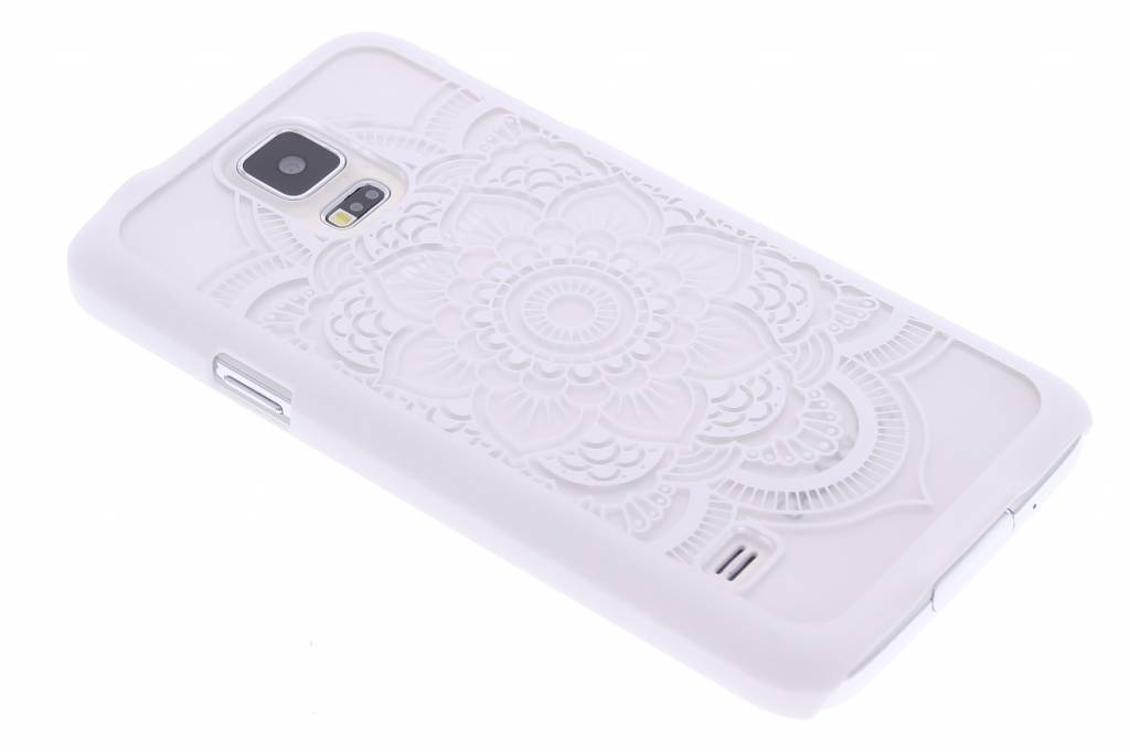 Image of Wit mandala mat hardcase hoesje voor de Samsung Galaxy S5 (Plus) / Neo