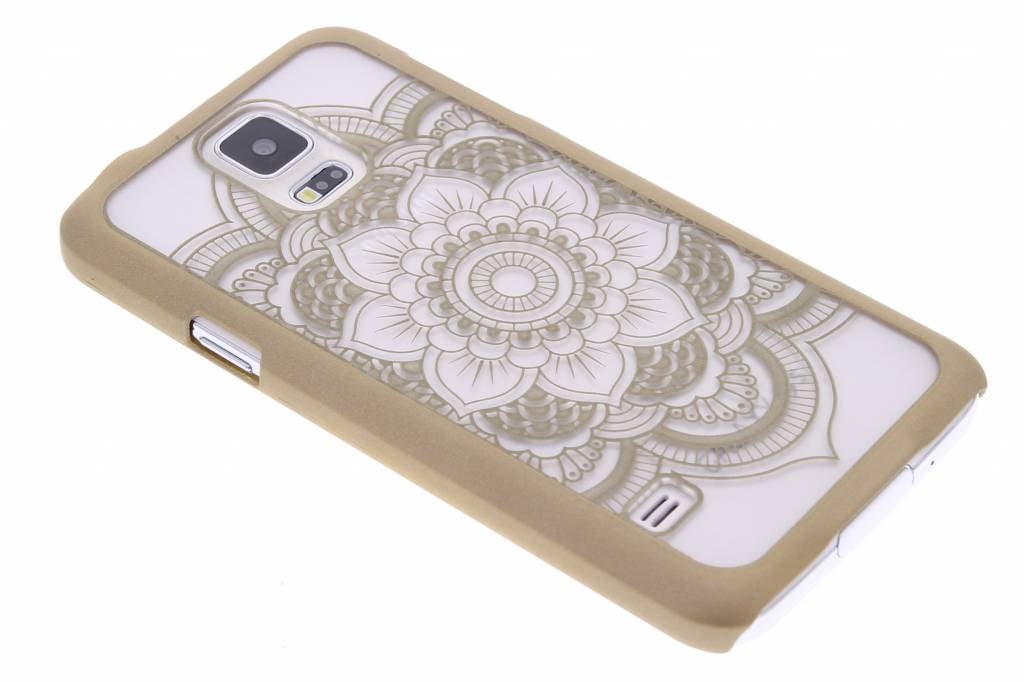 Image of Goud mandala mat hardcase hoesje voor de Samsung Galaxy S5 (Plus) / Neo