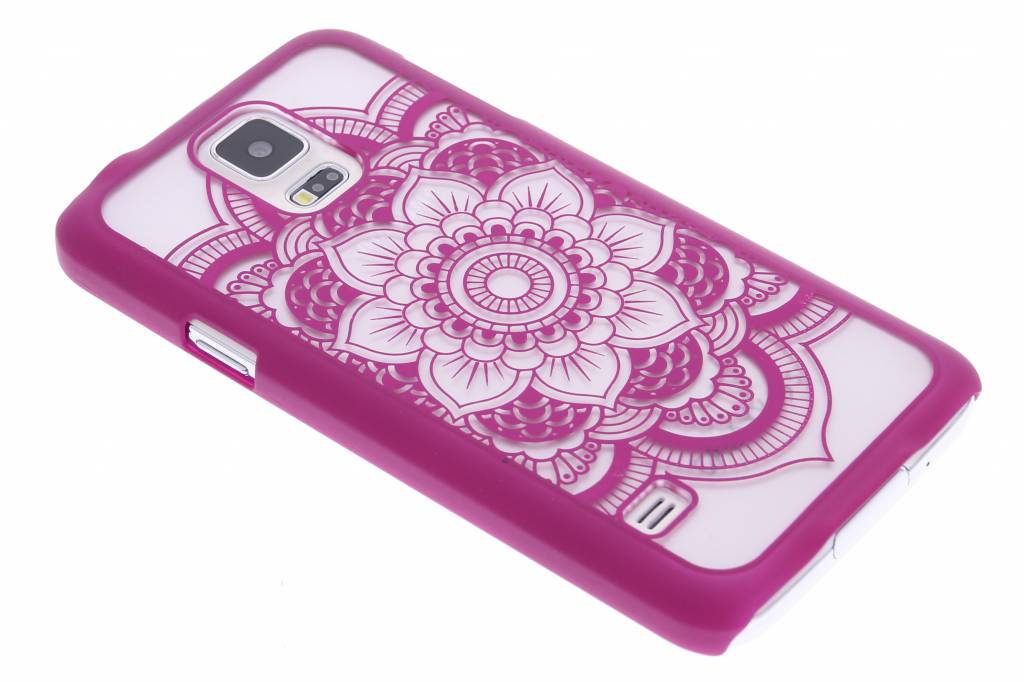 Image of Fuchsia mandala mat hardcase hoesje voor de Samsung Galaxy S5 (Plus) / Neo