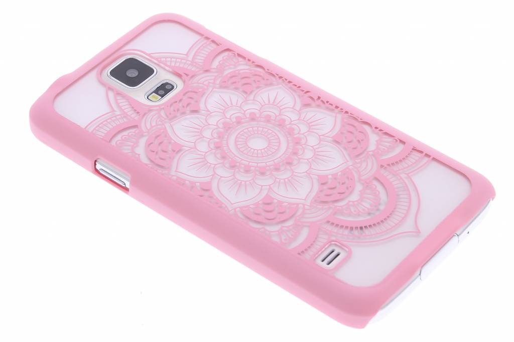 Image of Roze mandala mat hardcase hoesje voor de Samsung Galaxy S5 (Plus) / Neo