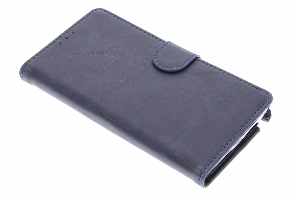 Image of Donkerblauwe leder booktype hoes voor de Samsung Galaxy Note Edge