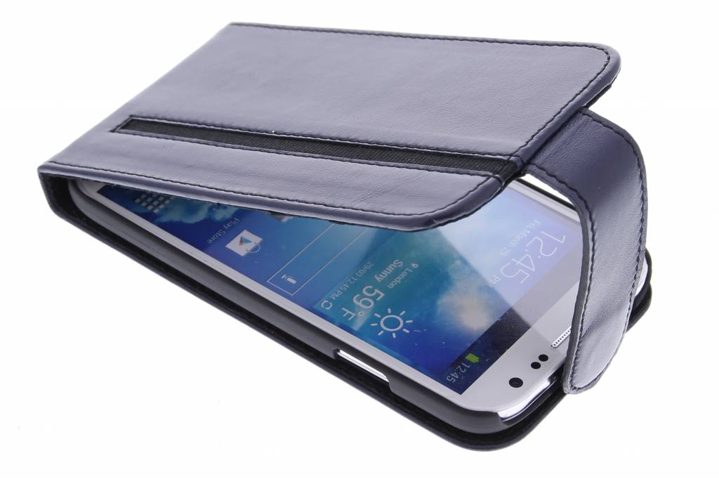 Image of Stripe flipcase voor de Samsung Galaxy S4 - Blue