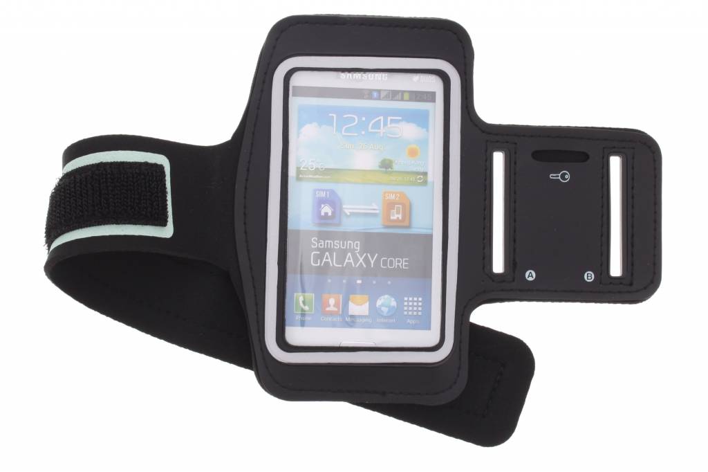 Image of Zwart sportarmband voor de Samsung Galaxy Core