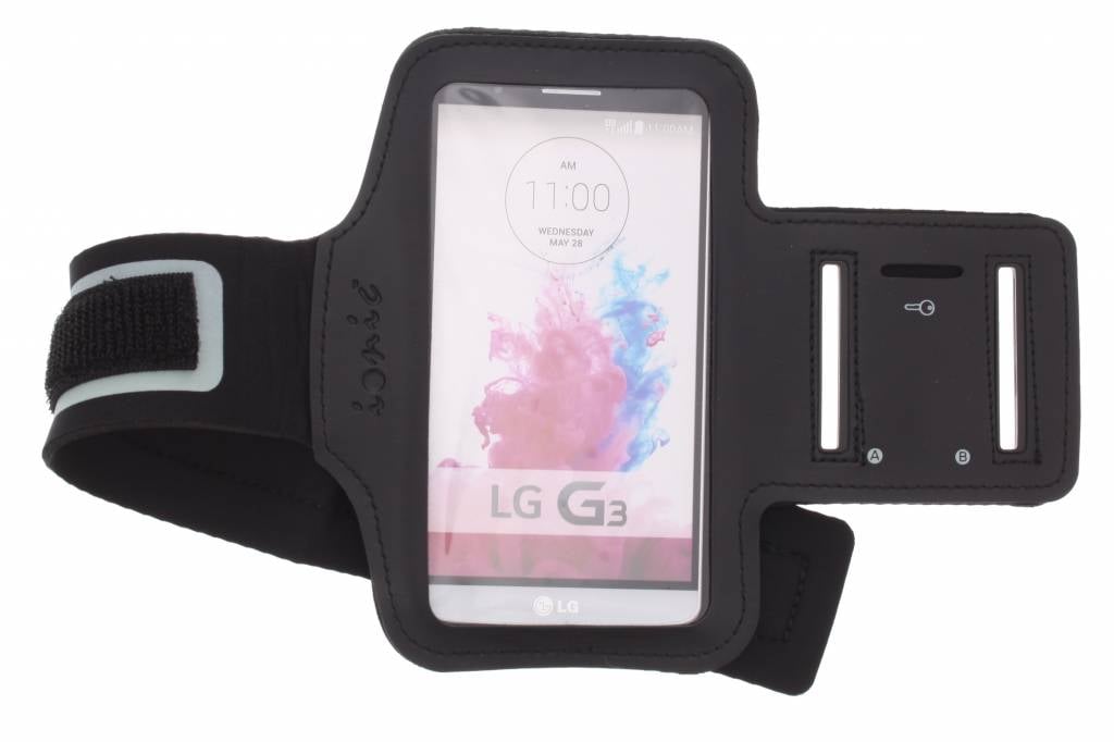 Image of Zwarte sportarmband voor de LG G3