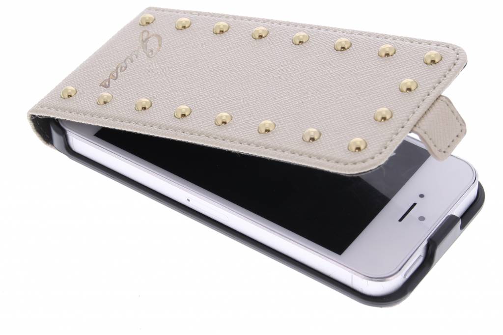 Image of Studded Flip Case voor de iPhone 5 / 5s / SE - Goud