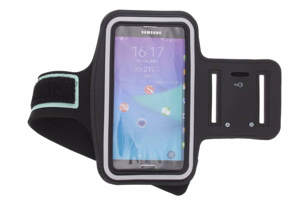 Image of Zwarte sportarmband voor de Samsung Galaxy Note Edge