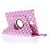 Roze 360° draaibare polka dot hoes voor de Samsung Galaxy Tab E 9.6 Roze 360° draaibare polka dot hoes voor de Samsung Galaxy Tab E 9.6