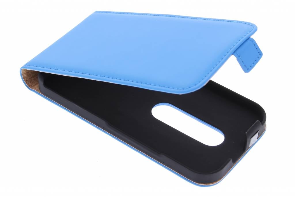Image of Luxe Flipcase voor de Motorola Moto G 3rd Gen - Blauw