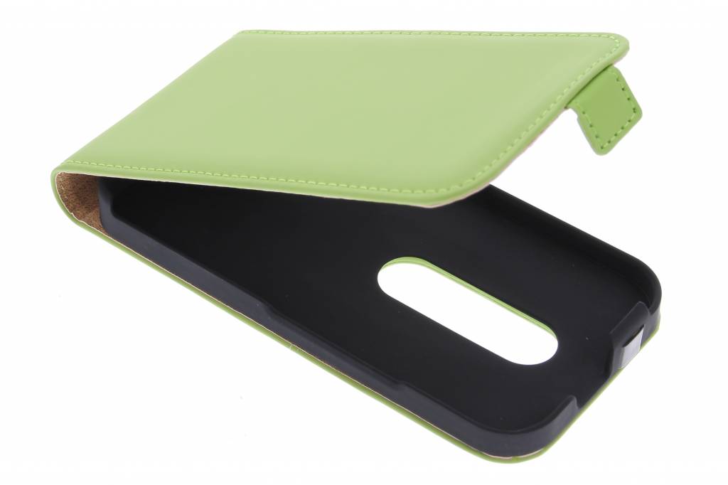 Image of Luxe Flipcase voor de Motorola Moto G 3rd Gen - Groen