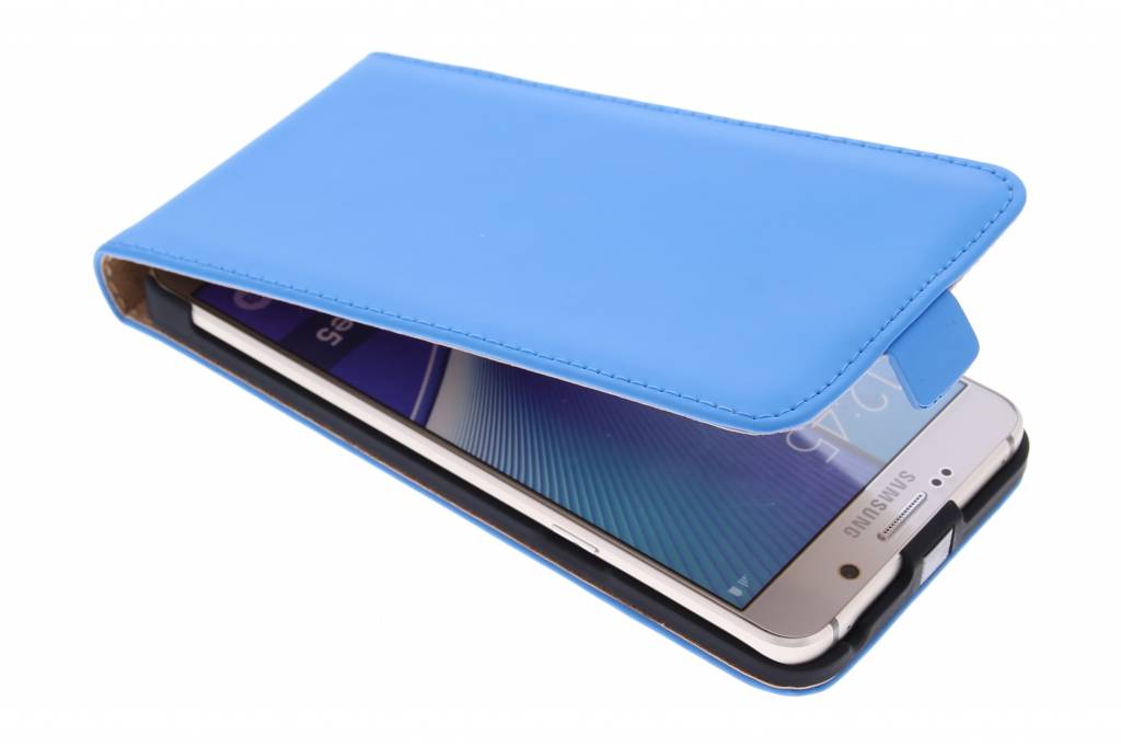 Image of Luxe Flipcase voor de Samsung Galaxy Note 5 - Blauw