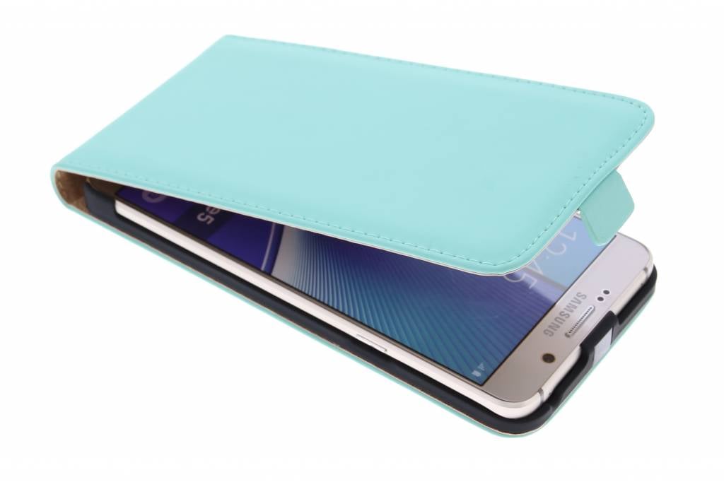 Image of Luxe Flipcase voor de Samsung Galaxy Note 5 - Mintgroen