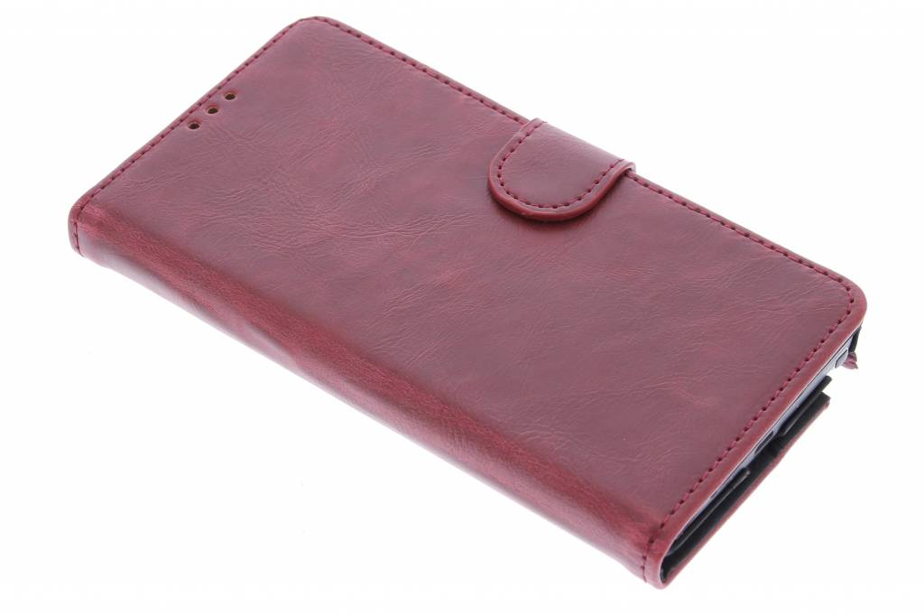 Image of Rode luxe leder booktype hoes voor de Samsung Galaxy Note 4